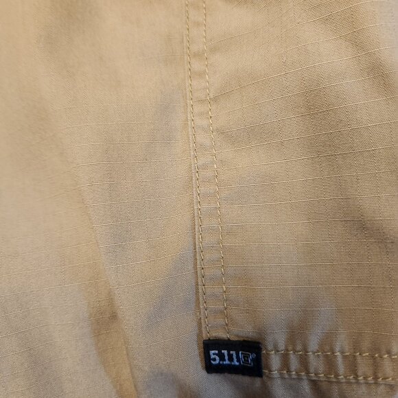 5.11 Tactical Khaki Pants – Size 36x36, Poly-Cotton Blend, Excellent Pre-Owned - Picture 7 of 16